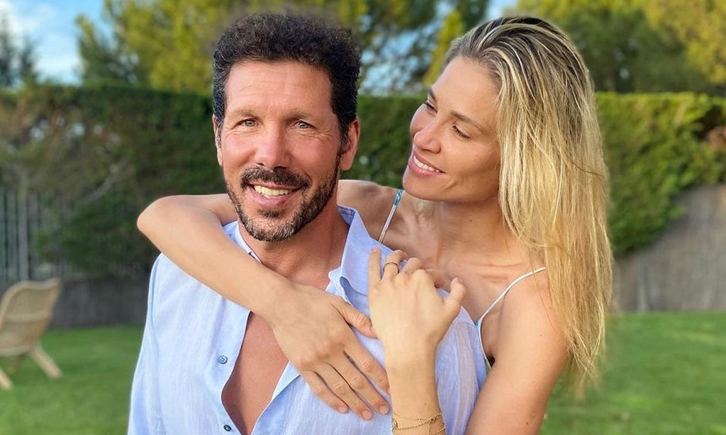 Carla Pereyra rescata una foto del Simeone más pícaro (e irreconocible)