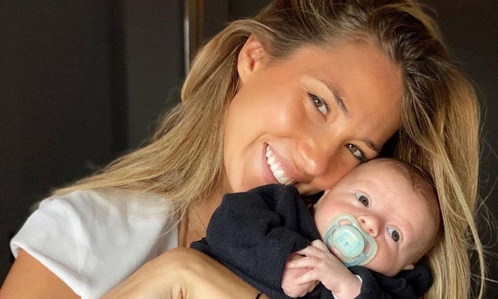 Álvaro Morata se derrite al ver a Alice Campello y su pequeño 'koala'
