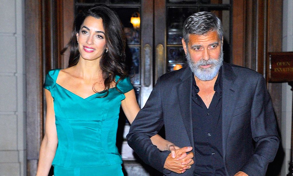 George Clooney interrumpe una videollamada para charlar con su hijo Alexander