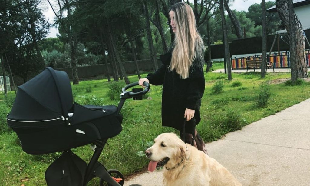 Marta Castro tiene al mejor 'vigilante' para cuidar de su hijo Hugo