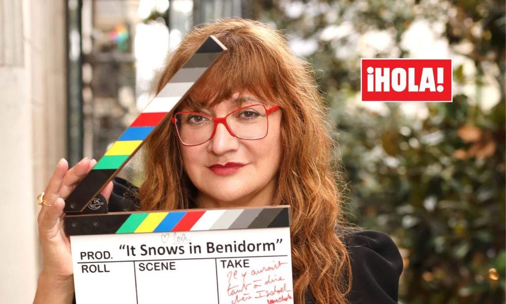 Isabel Coixet, con la claqueta de 'Nieva en Benidorm'