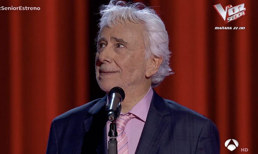 Andrés Caparrós sorprende con su aparición en 'La Voz senior'