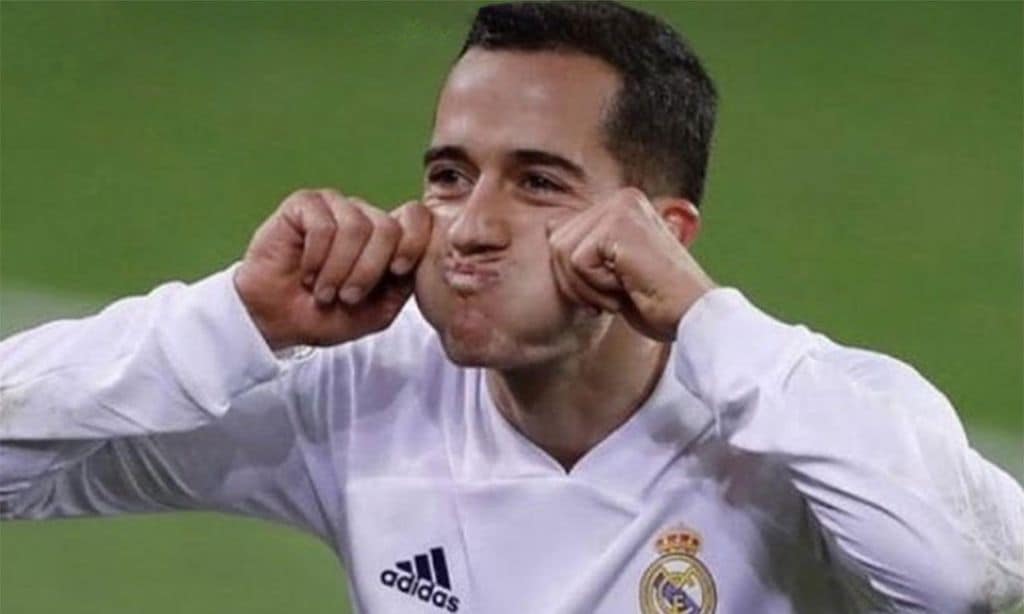 Lucas Vázquez dedica un gol a su hija 'mofletitos' y ella le responde así