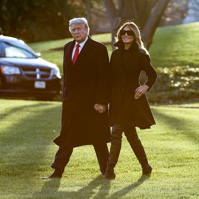 Donald y Melania Trump viajan a Florida para celebrar sus últimas navidades en la presidencia