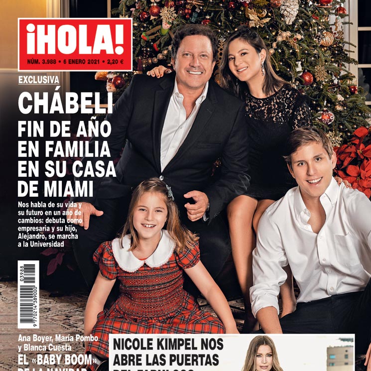 Exclusiva en ¡HOLA!: Chábeli, fin de año en familia en su casa de Miami