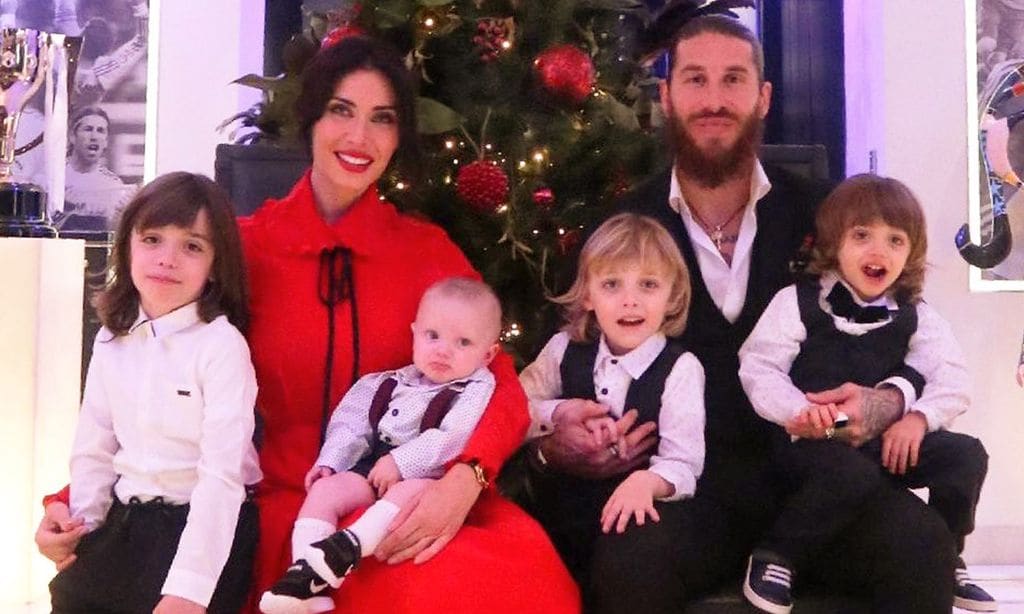 La emoción de los hijos de Pilar Rubio y Sergio Ramos antes de abrir los regalos de los reyes