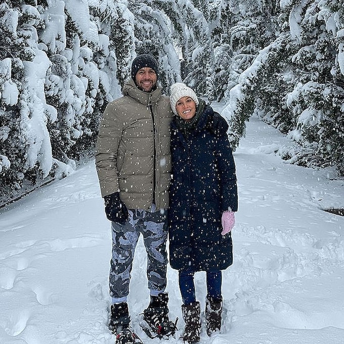 Los románticos paseos bajo la nieve, otro motivo de 'felicidad' para Ana Boyer y Fernando Verdasco