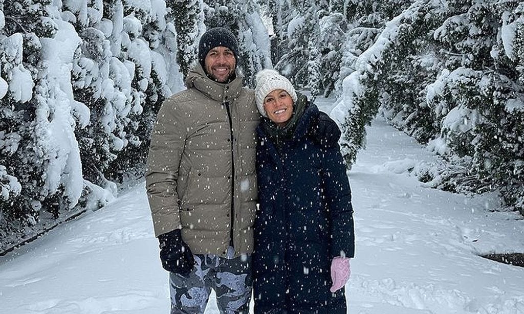 Los románticos paseos bajo la nieve, otro motivo de 'felicidad' para Ana Boyer y Fernando Verdasco
