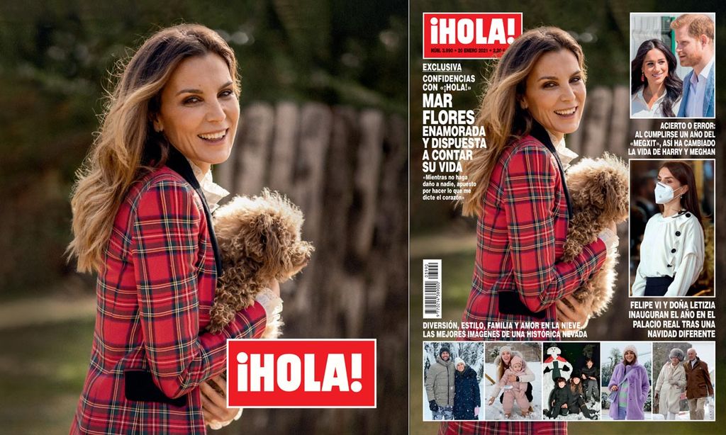 Exclusiva en ¡HOLA!: Mar Flores, enamorada y dispuesta a contar su vida