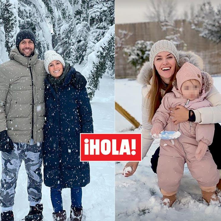 En ¡HOLA!, diversión, estilo, familia y amor en la nieve: las mejores imágenes de una histórica nevada