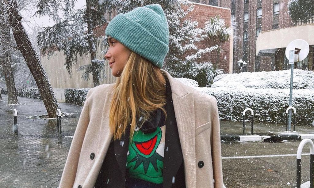 Después de Cristina Pedroche... ¡María Pombo se queda atrapada en la nieve!