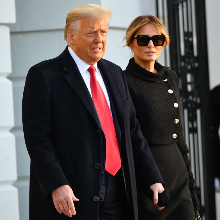 Un adiós cargado de simbología: Donald y Melania Trump abandonan la Casa Blanca