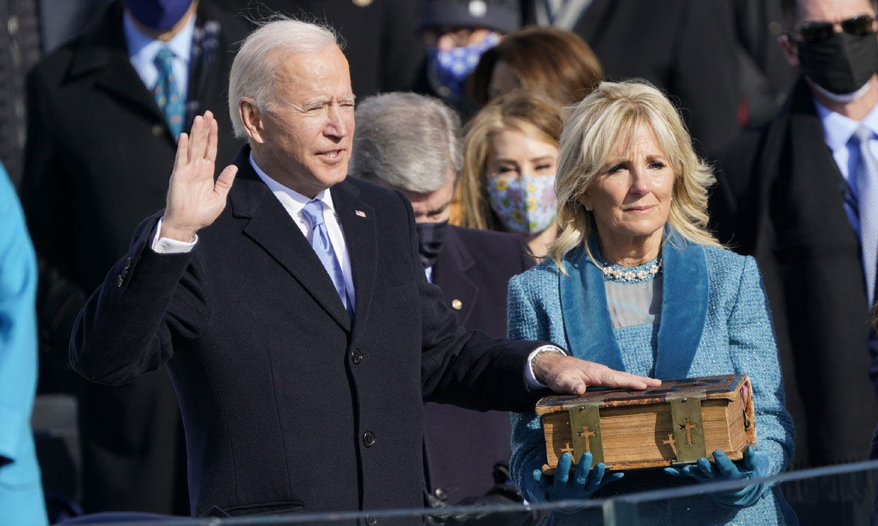 Las mejores imágenes de la toma de posesión de Joe Biden, nuevo presidente de Estados Unidos