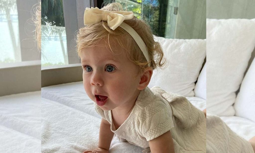 Anna Kournikova y Enrique Iglesias celebran el primer cumpleaños de Mary