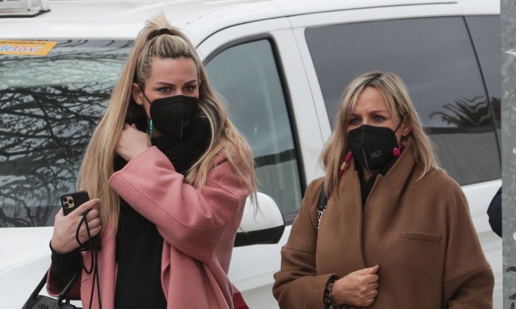 Edurne acude a una revisión médica en la recta final de su embarazo