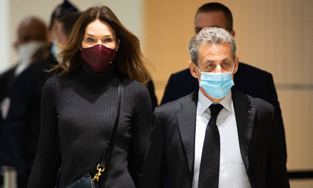 Las palabras de aliento de Carla Bruni a Nicolas Sarkozy tras ser condenado a tres años de cárcel