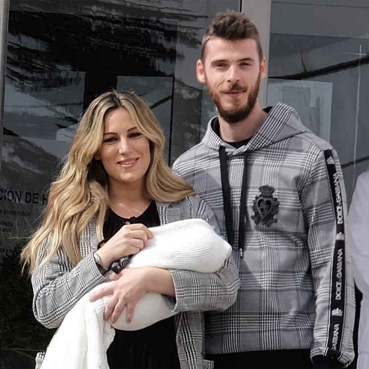 Edurne y David de Gea dan una pista sobre cómo están pasando los primeros días con su hija 