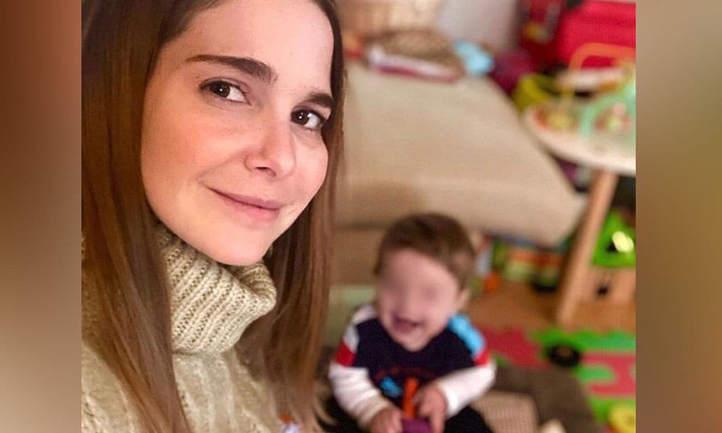 Las simpáticas imágenes de Neo, el hijo de 9 meses de Natalia Sánchez, ‘tocando’ el piano