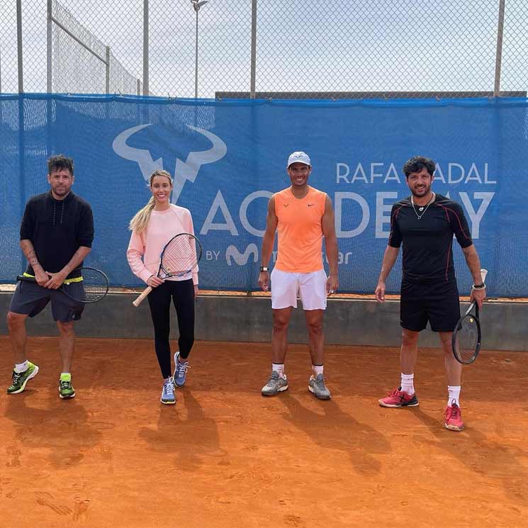 'Preparando el dobles de Roland Garros', el partido de Maribel y Rafa Nadal con Pablo López y su hermano