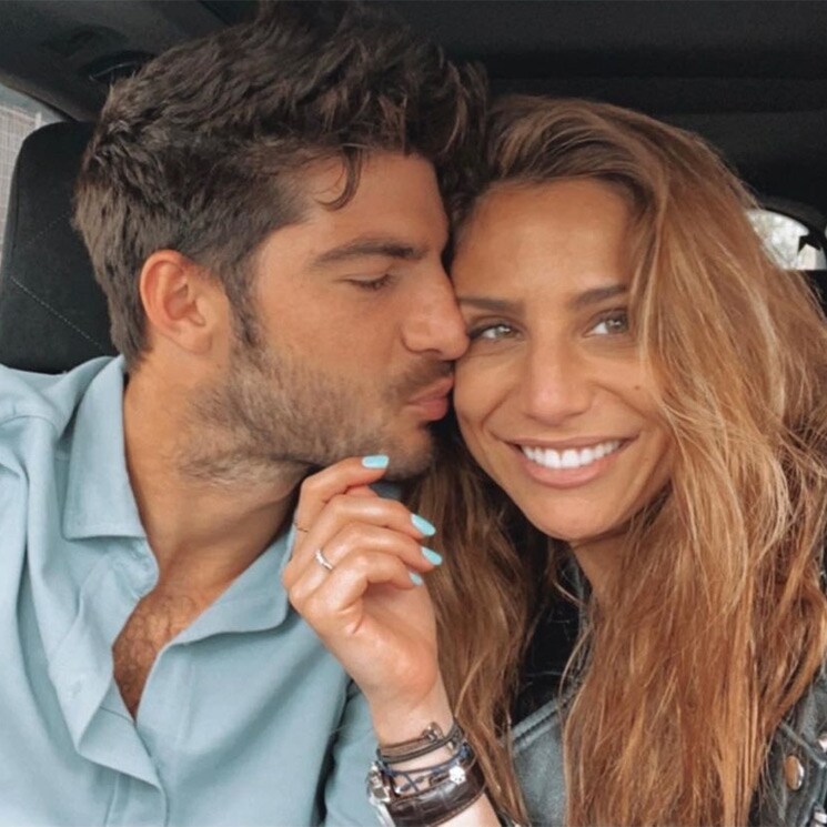 Lucía Villalón, la imagen de la felicidad junto a su novio