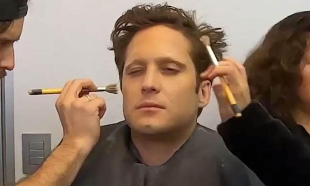 Tras dos horas de maquillaje, así se transforma Diego Boneta en Luis Miguel 