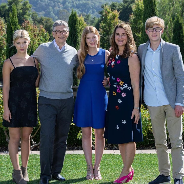 Así son los tres hijos de Bill y Melinda Gates que no heredarán su inmensa fortuna