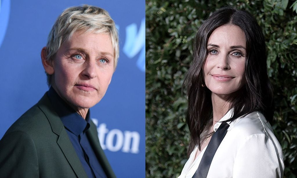 Ellen DeGeneres y Courteney Cox