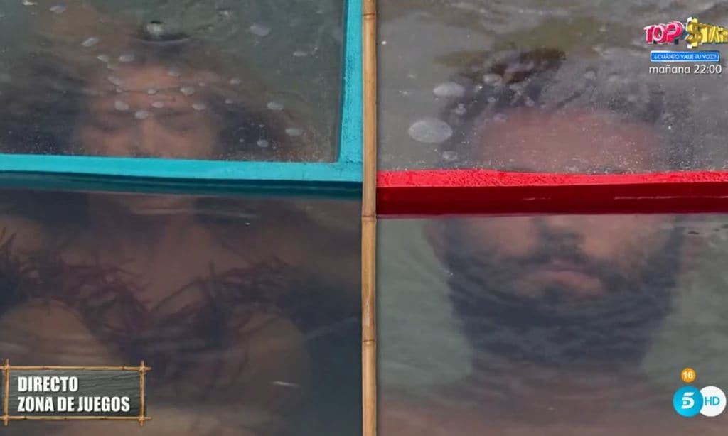 Polémica entre los concursantes tras la emocionante prueba de apnea ganada por Omar Sánchez