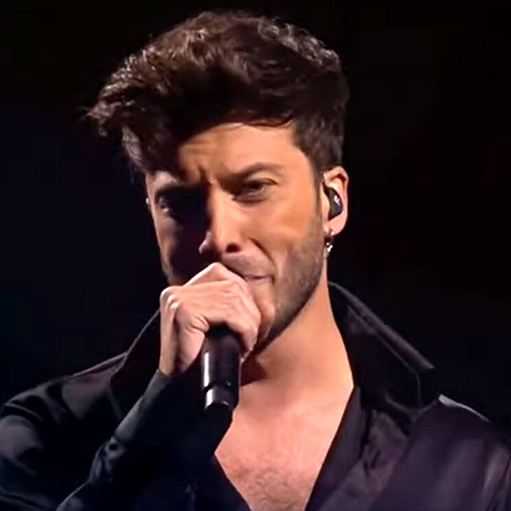 Blas Cantó se emociona al final de su actuación en Eurovisión: así lo dio todo con 'Voy a quedarme'