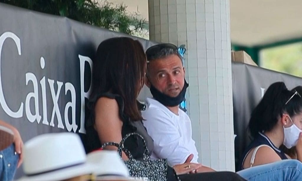 Luis Enrique Y Su Mujer Testigos De La Participacion De Su Hija Sira En Un Campeonato Hipico