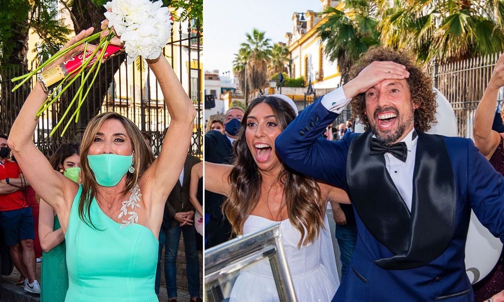 ¡Paz Padilla coge el ramo de la novia! Descubre todos los detalles de la boda de José Antonio León