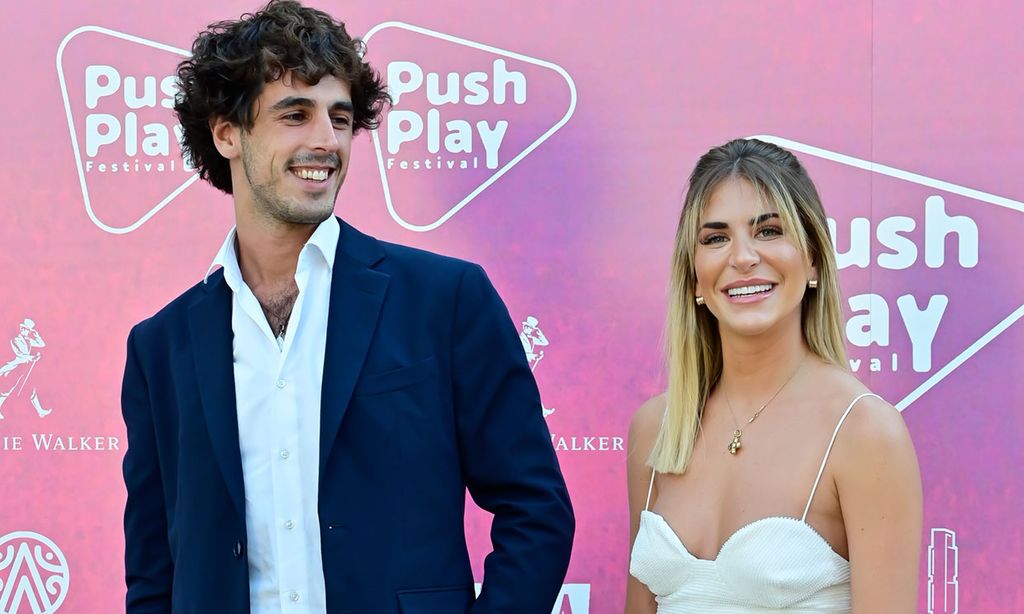 Mar Torres con un amigo y Jorge Bárcenas sin Victoria Federica en la presentación del Push Play Festival