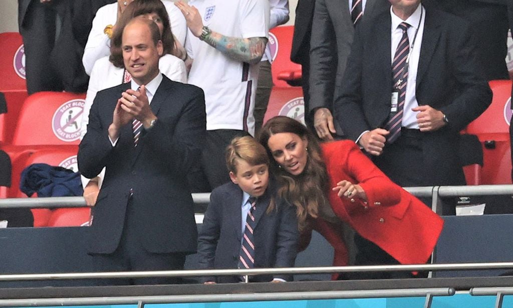 De George de Cambridge a los Beckham: estos son los mayores forofos de la Selección inglesa de fútbol 