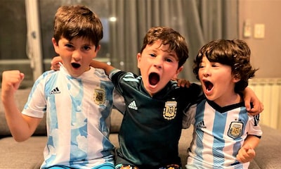 Los tres hijos de Messi le dedican una canción a su padre mientras corean su victoria en la Copa América