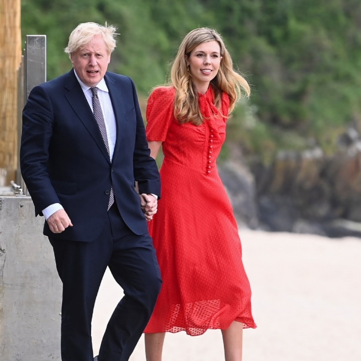 Boris Johnson y Carrie Symonds están esperando su segundo hijo en común