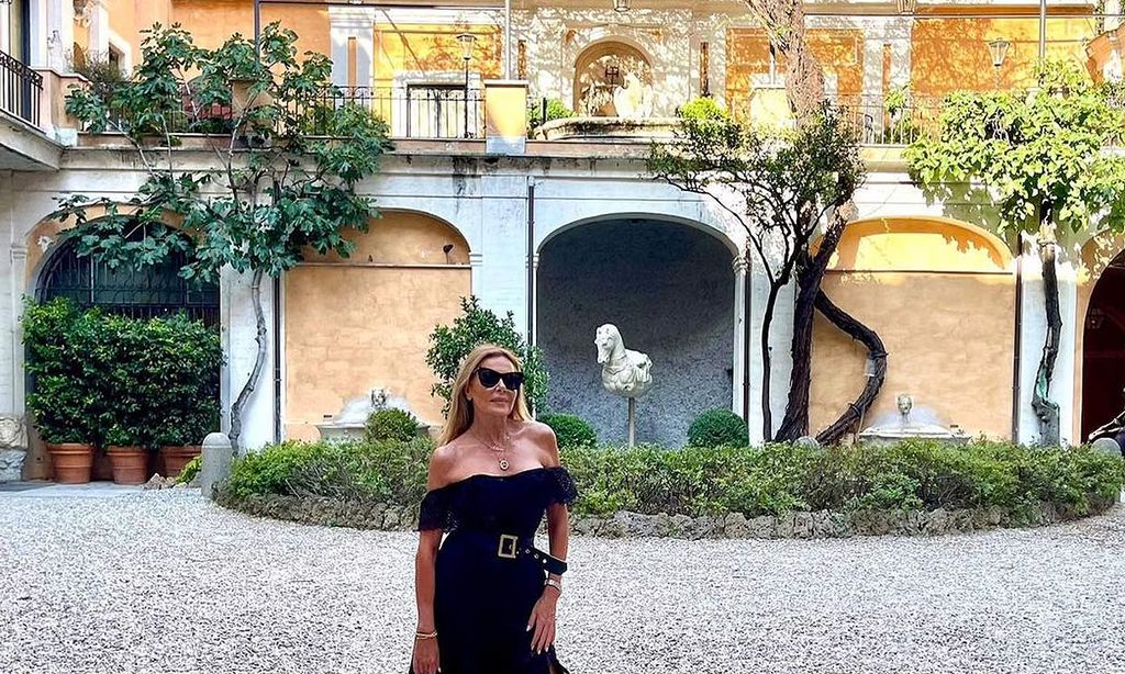 Ana Obregón revive la infancia de Aless en su visita al palacio de la familia Lecquio