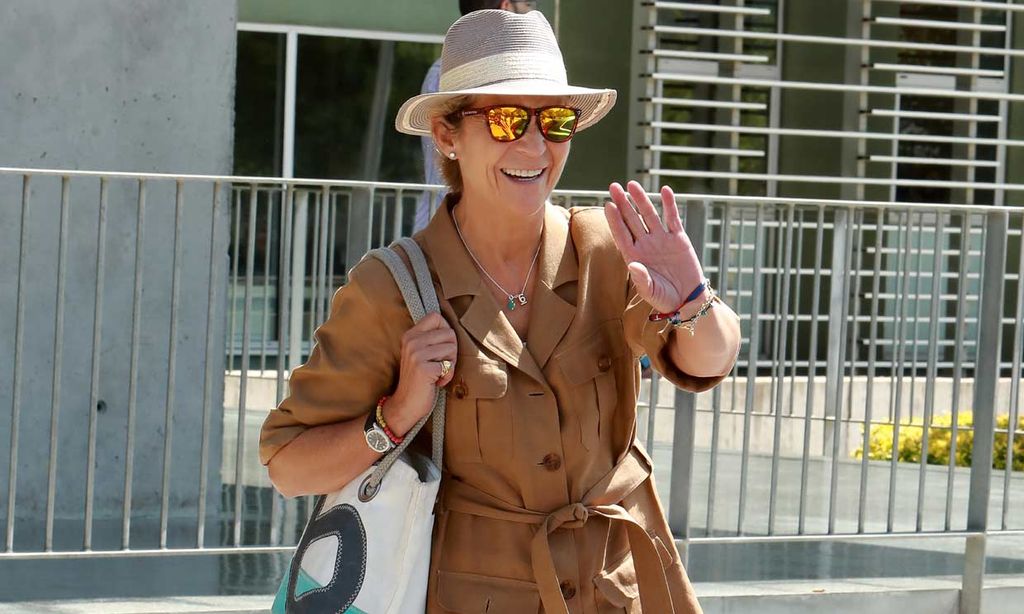 La infanta Elena se une a las vacaciones familiares de los Urdangarin en Bidart