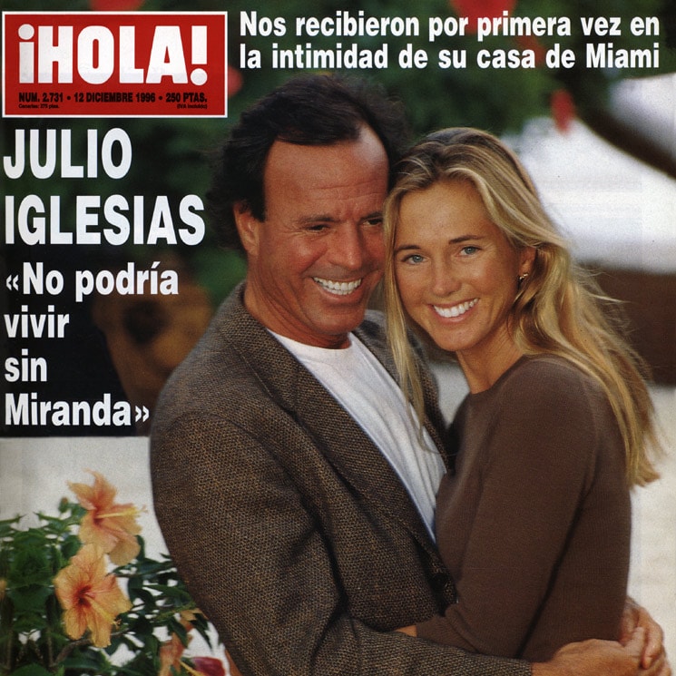 Julio Iglesias y Miranda, de Yakarta a la boda que solo ¡HOLA! vio