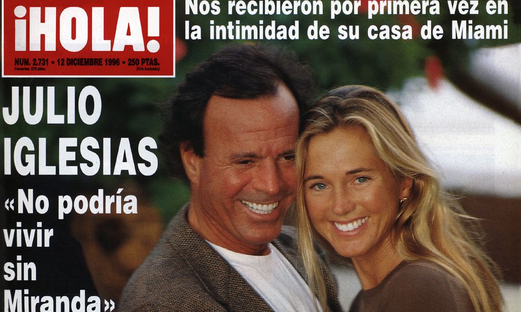 Julio Iglesias y Miranda, de Yakarta a la boda que solo ¡HOLA! vio