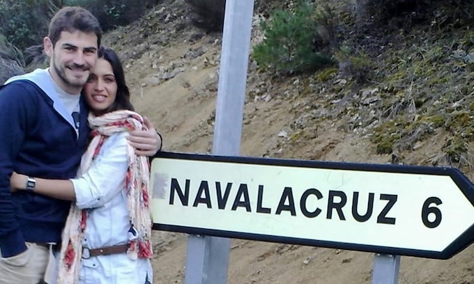 Iker Casillas y Sara Carbonero en Navalacruz