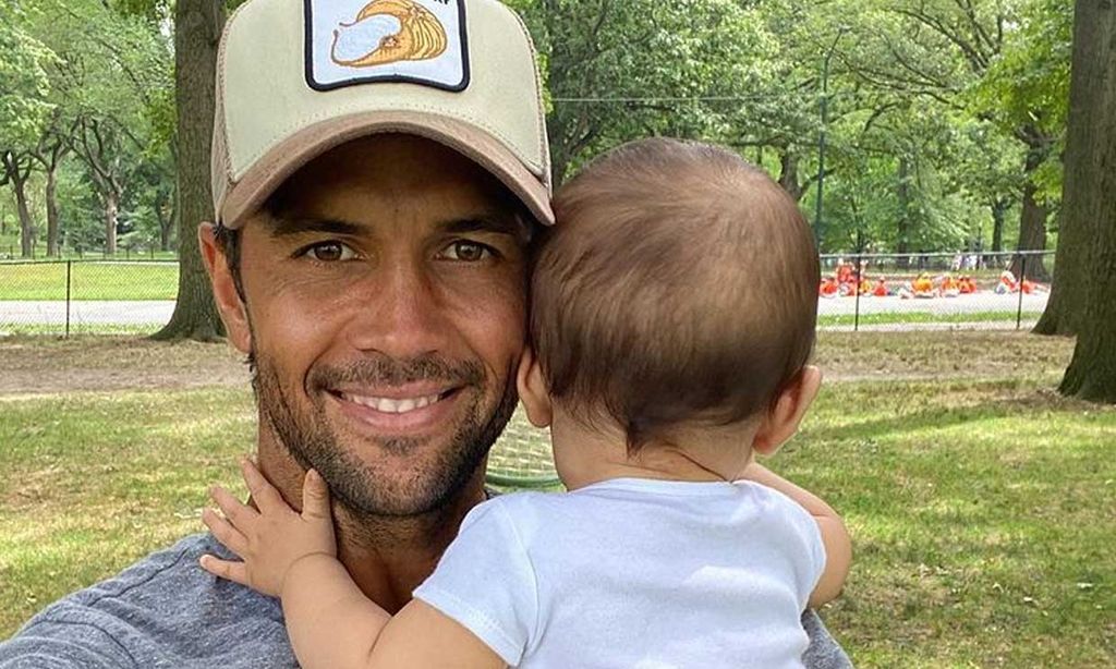 Fernando Verdasco con su hijo