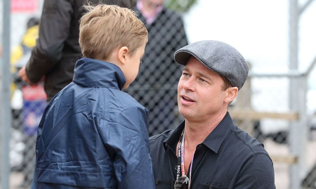 Brad Pitt con su hijo Knox