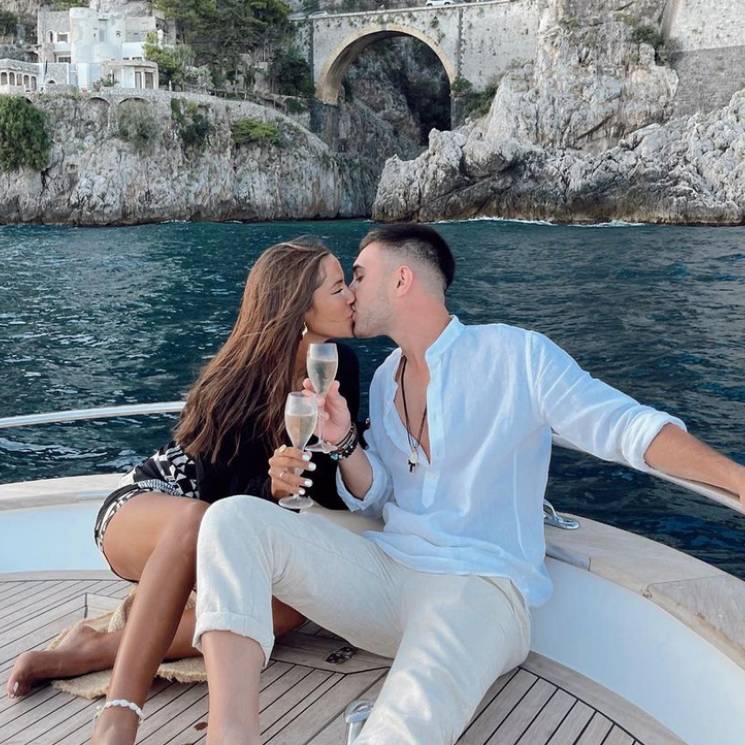 Melyssa Pinto presenta a su novio durante su viaje de enamorados por Italia 