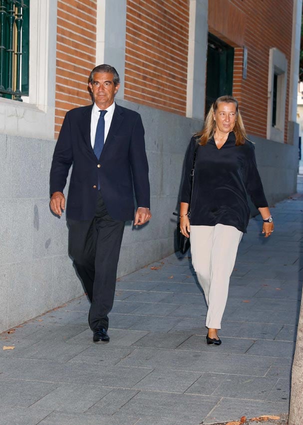 Cristina de Borbón dos Sicilias y su marido Pedro López Quesada