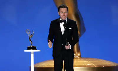 La tierna dedicatoria de Ewan McGregor a su pareja y su hijo recién nacido tras ganar el Emmy