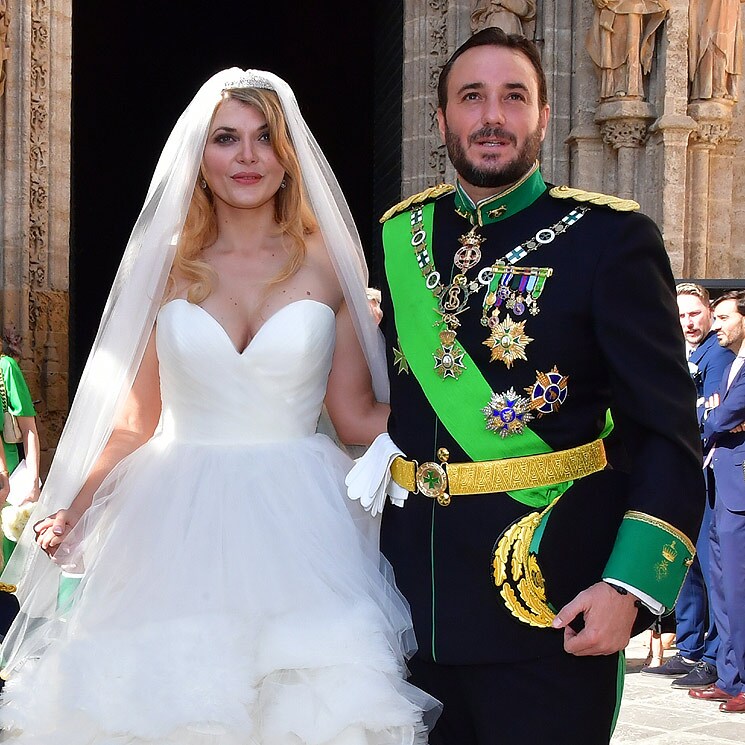 La emoción de Francisco de Borbón en su boda con Sophie Karoly