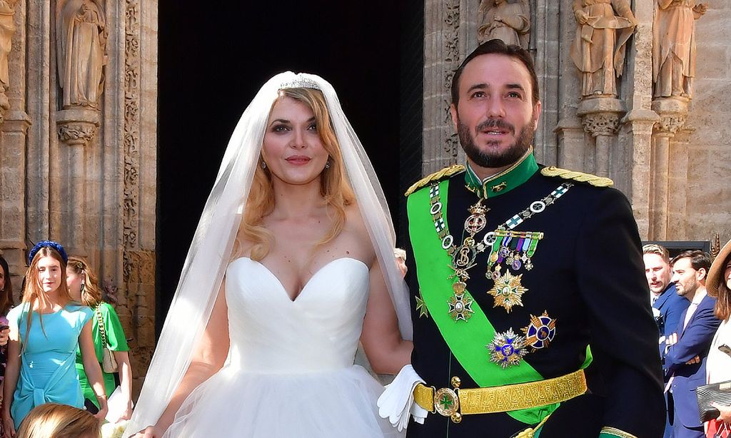 La emoción de Francisco de Borbón en su boda con Sophie Karoly