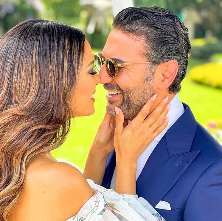 Eva Longoria asiste emocionada a la boda de su hijastra