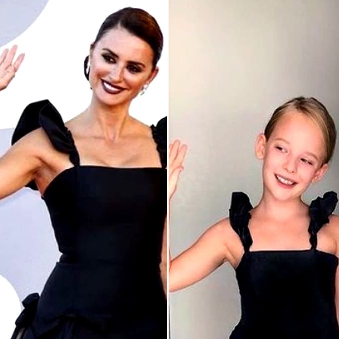 De Angelina Jolie a Penélope Cruz: descubre a Stefani Chaglar, la niña que triunfa imitando los looks de las celebrities