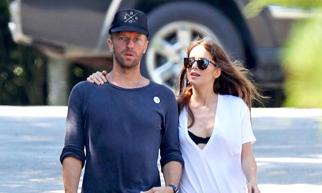 Dakota Johnson y Chris Martin